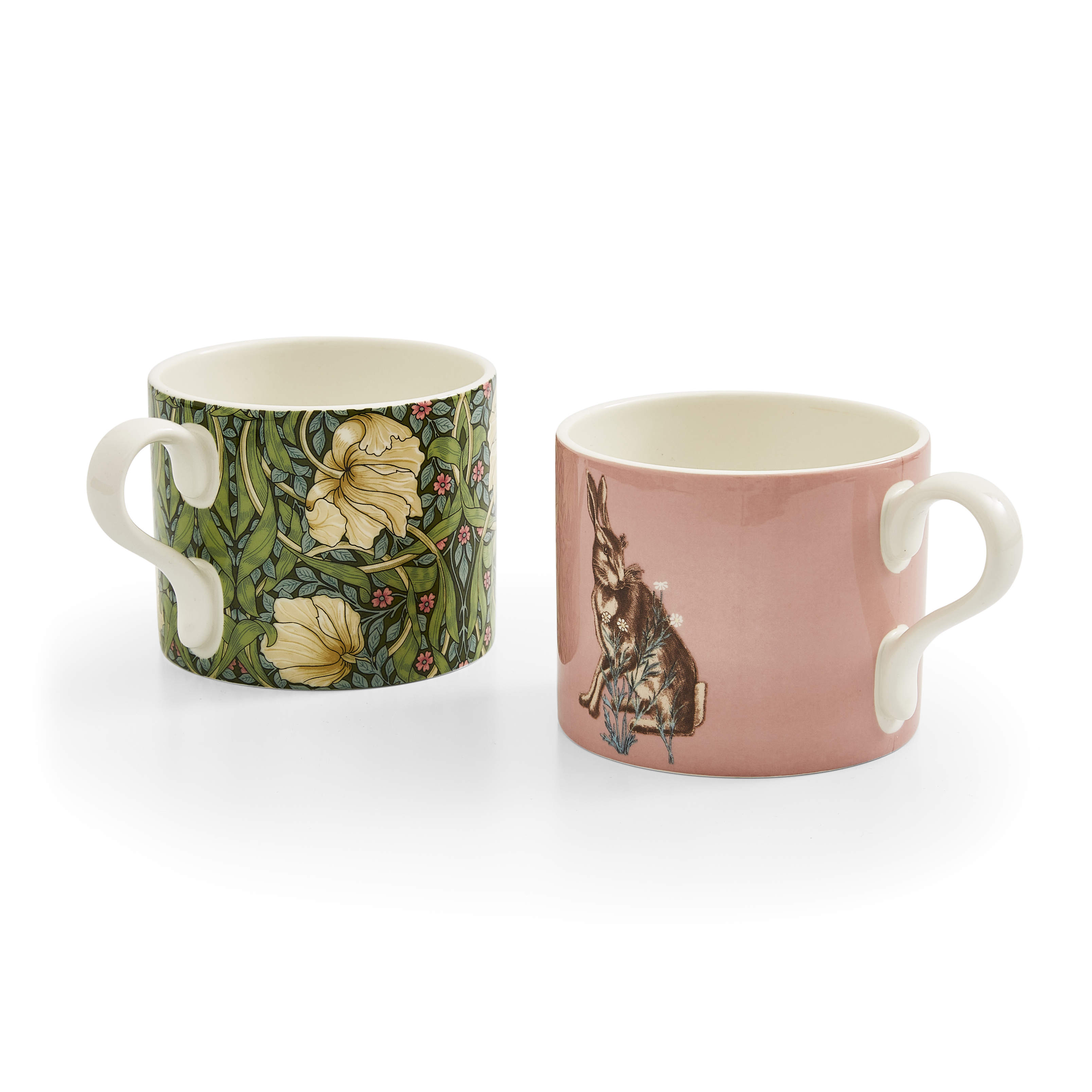 Morris & Co Set of 2 Mugs (Pimpernel & Forest Hare) image number null